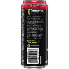 Monster Energy Strawberry Shot Energy Drink - 16 fl oz Can