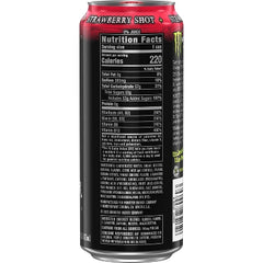 Monster Energy Strawberry Shot Energy Drink - 16 fl oz Can