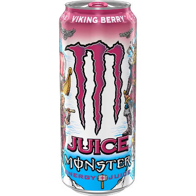Monster Energy Viking Berry Juice + Energy Drink - 16 fl oz
